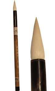 Chinese Calligrayphy/Painting Brush - Clear Bamboo (Goat Hair)