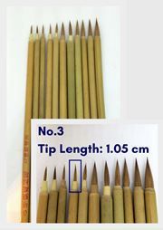 Chinese Calligraphy/Painting Brush - Outlining No.3 (Wolf Hair)