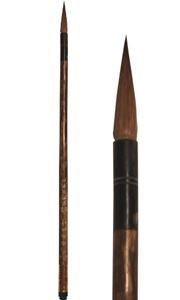 Chinese Calligraphy/Painting Brush - Medium Red Leaf (Wolf Hair)