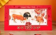 2021 Year of the Ox New Year Card