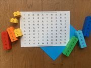 First 100 characters (traditional) stickers for toy bricks